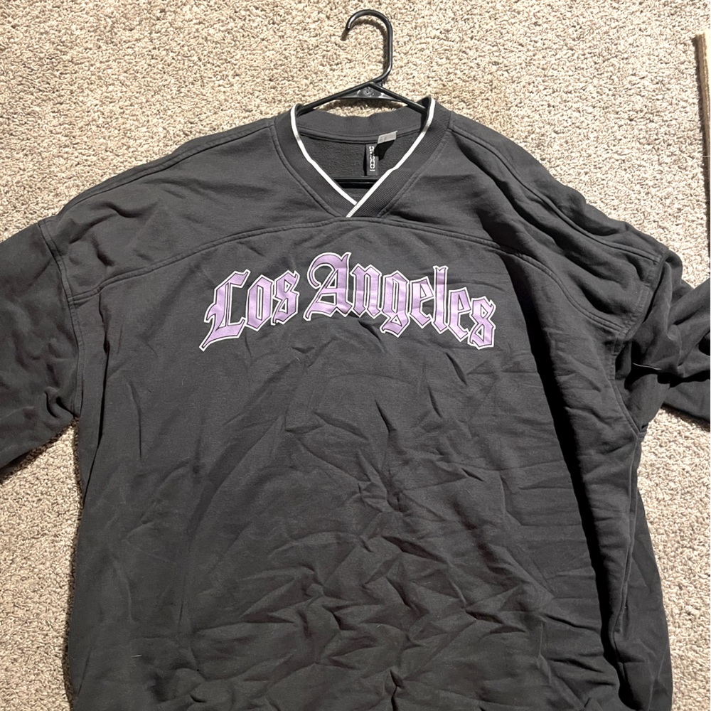 v-neck crew sweatshirt